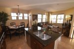 san felipe baja villa 77-3 dorado ranch kitchen dinner table and living room